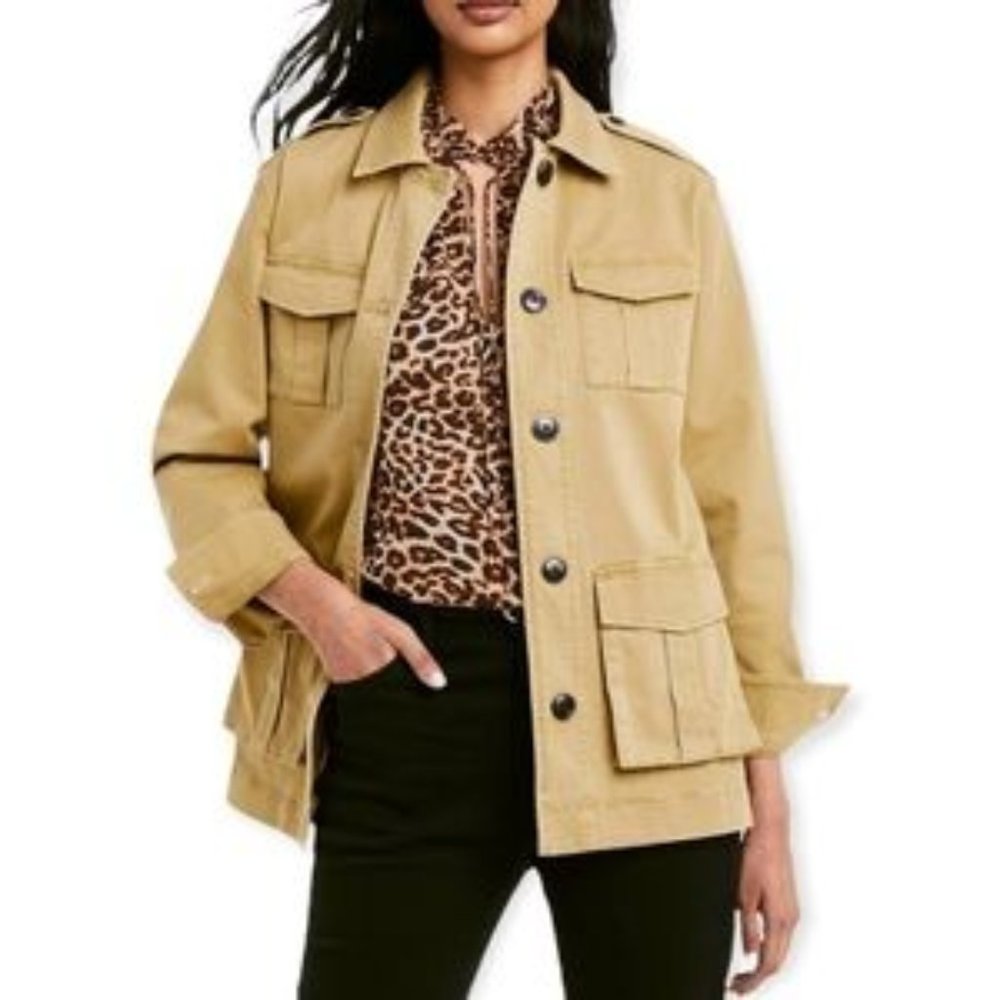 Nili Lotan x Target Utility Military Khaki Jacket, M
